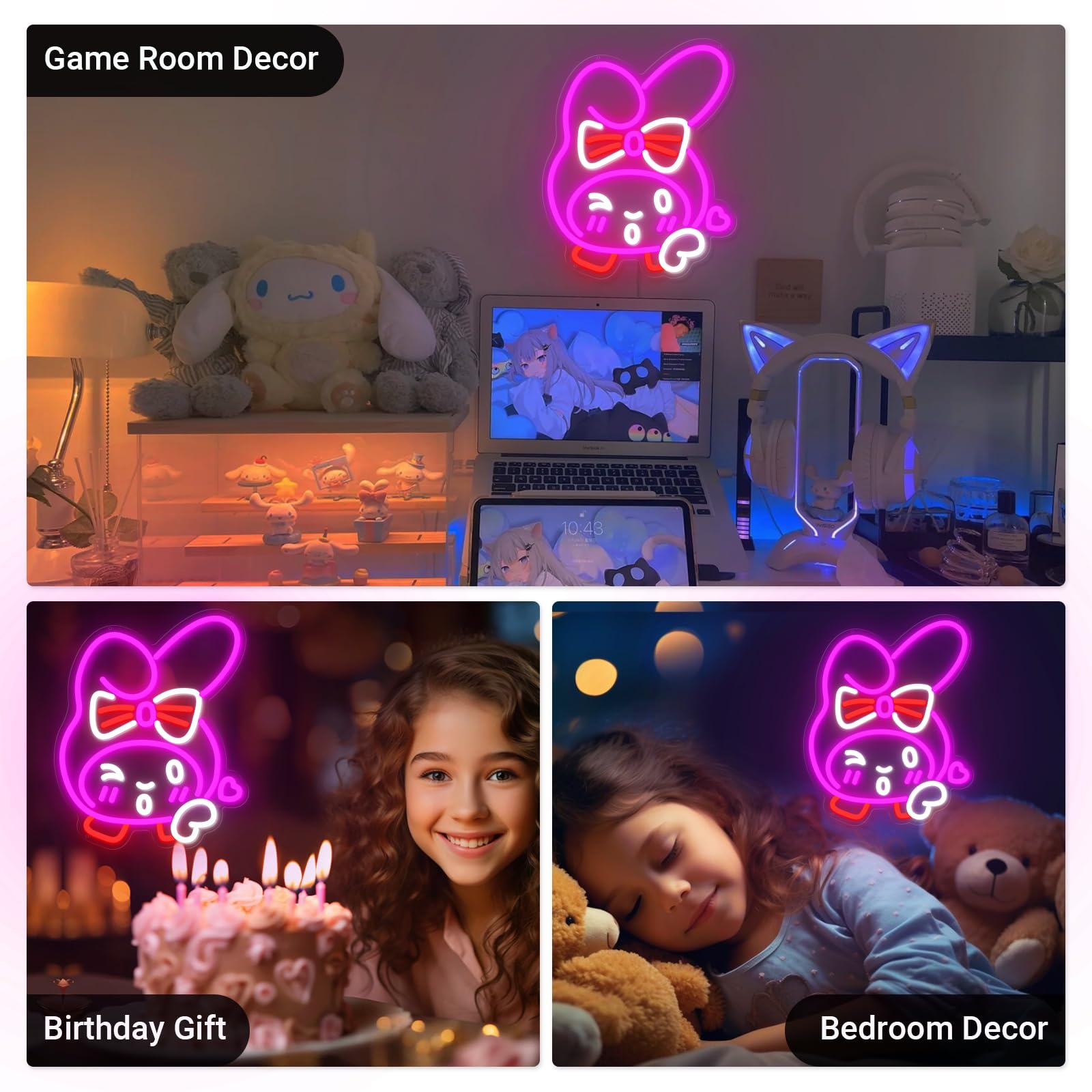 レア　My Melody 気球型ルームライト ピンク レア My Melody 気球型ルームライト ピンク